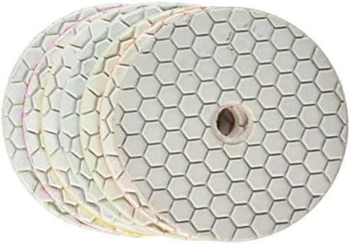 DPPD04SPRA503K7P Dry Diamond Polishing Pads for Concrete Polishing, 7-Piece