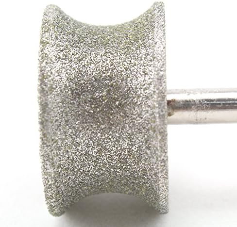ILOVETOOL Diamond Mounted Point 35mm CONCAVE Cylinder Head Jade Carving Tools