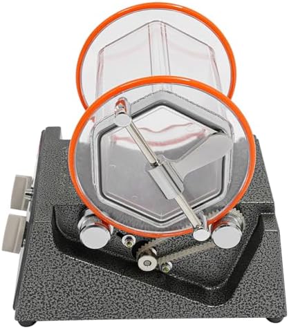 Jewelry Tumbler Polisher Electric Rotary Tumbler Machine with 0-60 Minutes Timer, 5 Speeds Jewelry Polishing Machine for Jewelry Polishing Grinding