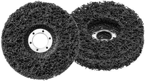 3Pcs 4.5"x7/8"(Arbor) Paint Stripper Discs for Angle Grinder Black