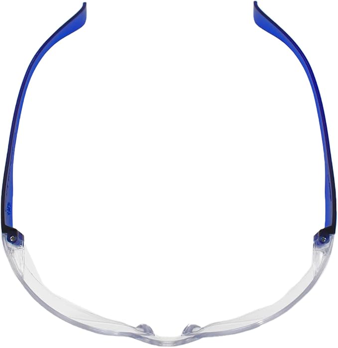BISON LIFE Clear Safety Glasses – ANSI Z87.1 Scratch & Impact Resistant Wrap Around Eye Protection Goggles for Men & Women