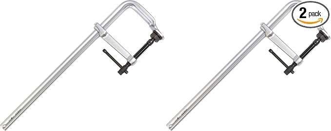 Wilton Heavy-Duty F-Clamp, 20" Opening, 5-1/2" Throat, 2660 Lbs. Clamping Force (Model GSM50) (Pack of 2)