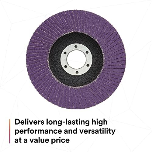 3M Flap Disc, 769F, 80+, T27, 4-1/2 in x 7/8 in