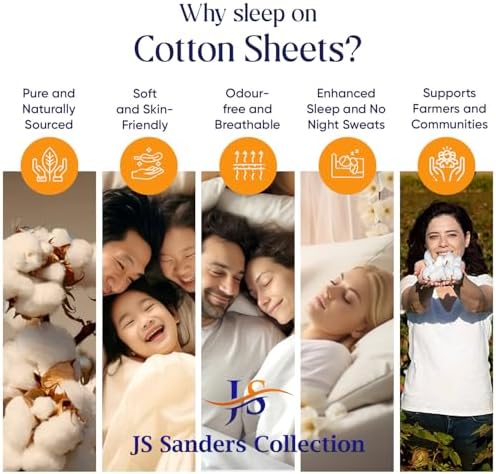 JS Sanders Collection Split Head Sheet Set 4PC Queen Size, Silver