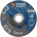 Weiler 58207 5 Inch Cutting Wheel, Tiger Aluminum Non-loading Contaminant-free High Performance Cutting, .045" ALU60S Type 27 7/8" Arbor, Pack of 25
