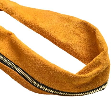 25FT TIG Welding Torch Cable Cover Resistant Leather Black Hose Cover 7.6 Meters with Cowboy for ZIPP er Jacket For TIG/MIG Yellow