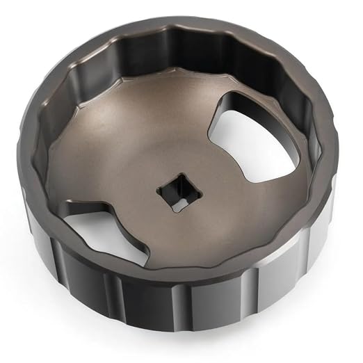 Aluminum Oil Filter Socket 107mm 15F by Pacific Performance Engineering