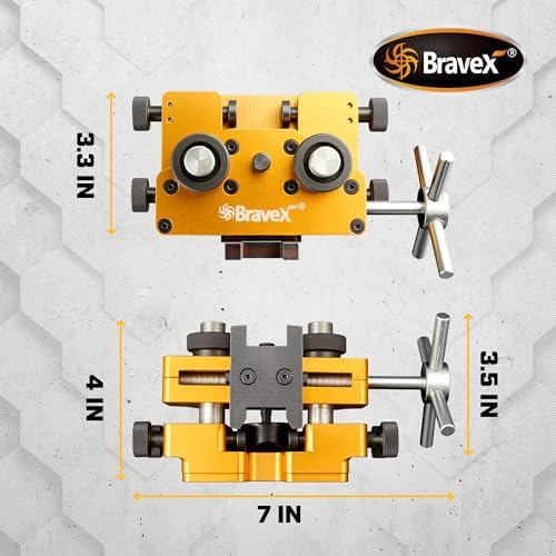 [Upgraded] Sight Pusher, Sight Pusher Tool with Rotatable Sight Prong for Front and Rear Sight, High Precision, Strong Aluminum Frame, Sight Adjustment Tool Sight Removal Tool