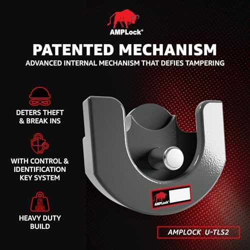 AMPLock 2'' Standard/Flat Lip Design Hitch Lock - U-TLS2