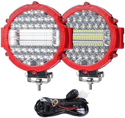 7 Inch Round LED Offroad Light Pods 201W Auxiliary Driving Work Fog Lights
