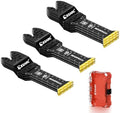 EZARC Titanium Oscillating Saw Blades, Extra-Long Oscillating Multitool Blades for Metal, Wood Nails, Screws Cutting, Plastic, 10 Pack