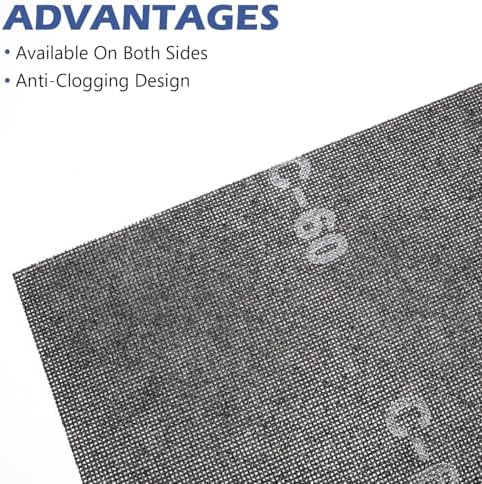 HUAALIUCHE 12"x18" 60 Grit Sanding Screen Sheets (10-Pack) – Professional Silicon Carbide Mesh for Hardwood Floor Screening, Drywall Sanding, and Aggressive Finish Removal – Reusable & Clog-Resistant