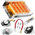 2026 UPGRADE 279838 Dryer Heating Element for Whirlpool Kenmore Roper Maytag Amana Admiral Dryer Heating Element Part Thermostat Thermal Fuse medx655dw1 500 600 70 80 Series Model 110 Dryer Part