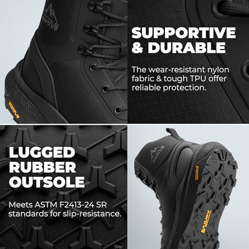 NORTIV 8 Men's Composite Toe Work Boots Lightweight