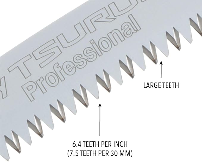 Silky Professional Series TSURUGI Curved Hand Saw 270mm LG Teeth (454-27)