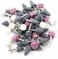 Wideskall® 100 Pieces 1/4" inch Assorted Abrasive Mounted Grinding Stone Wheel Bits