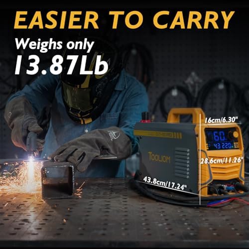 TOOLIOM 60A Non-Touch Pilot Arc Plasma Cutter, 110/220V