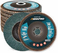 10 Pack 6" x 7/8" Zirconia Flap Discs, T27 Jumbo Grinding Wheel 36 Grit