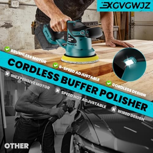 Cordless Buffer Polisher for Makita 18V Battery (Tool only)