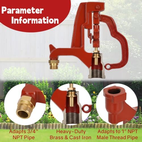 Y34 Complete Head Assembly Kit Fits for Woodford Y34 Yard Hydrant, Replacement Model RK-Y34HA, Frost Free Outdoor Faucet Repair for Outdoor Garden Yard Faucet Fix Leaks