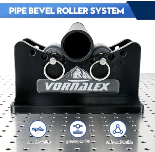Magnetic Pipe Bevel Roller System for Welding & Fabrication