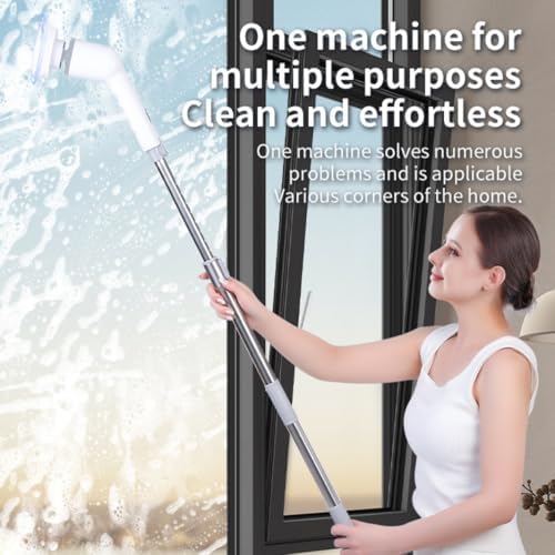 Household Cordless Spin Scrubber Kitchen Hair Brushes Bathroom Broom Toilet Mops Electric Multipurpose Cleaning Brush