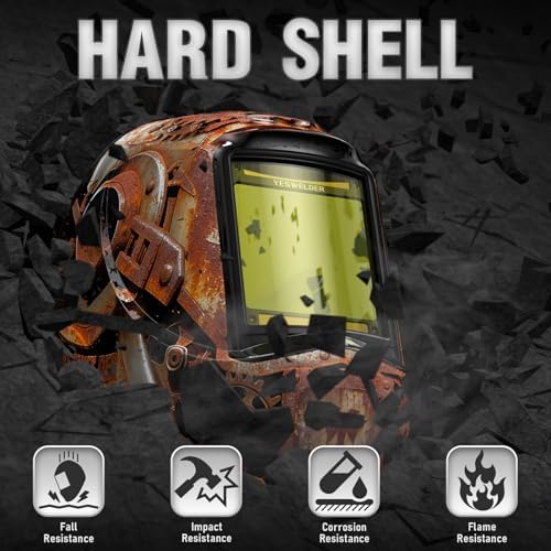 YESWELDER Auto Darkening Welding Helmet, Large View, LYG-M800H-RG