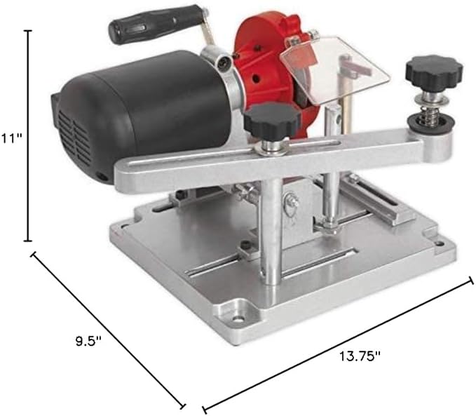 120 Volt Electric Circular Saw Blade Sharpener with Diamond & Emory Wheels