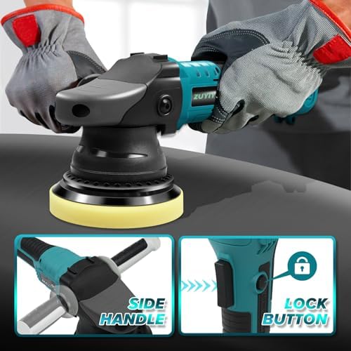 Cordless Buffer Polisher for Makita 18V Battery, 5 Inch Car Polisher