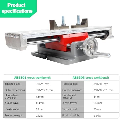 RATTMMOTOR XY Axis Slide Vise AB8303 Multifunction Cross Worktable