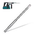 3/8 Inch x 8 Inch SDS Plus Rotary Hammer Drill Bit, Cross Tip Double Threaded Carbide Tipped for Concrete, Brick, and Stone (3/8" x 5.5" x 8")