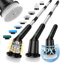 Electric Spin Scrubber for Bathroom, Shower Scrubber with Long Handle