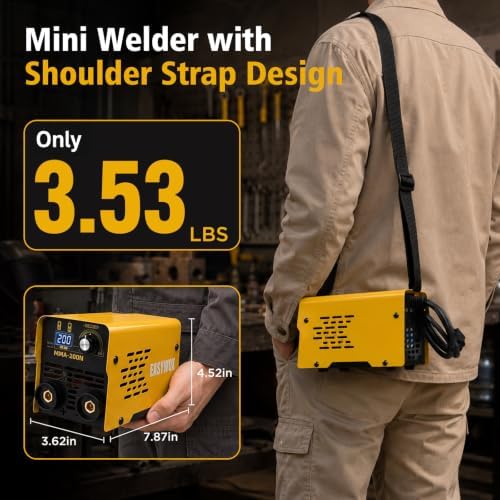 200Amp 110V MINI Portable Stick Welder Machine w/ 20pcs Rods