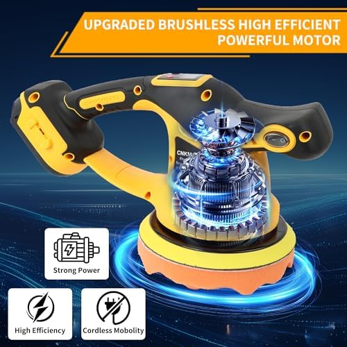 Cordless Buffer Polisher, Compatible with 20V DeWalt Battery