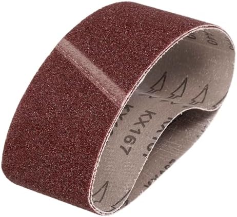 HARFINGTON 4 x 24 Inch Sanding Belts, 2 Pcs 40 Grits Aluminum Oxide Abrasive Belt Sander File Belt for Woodworking, Metal Polishing, Knife Sharpener
