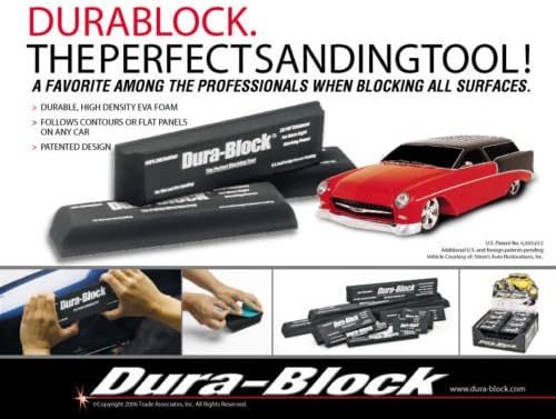 7pc Kit Dura-Block - Hand Sanding Wet Sand Sandpaper Paint AF44L - Part# DBL AF44L