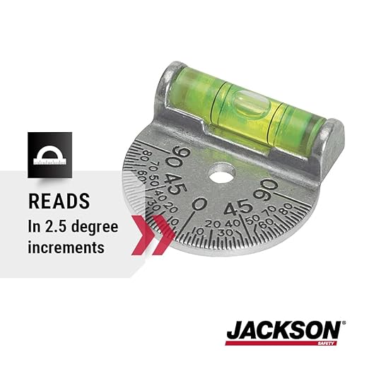 Jackson Safety Replacement Dial Set Welding Level DSL - 180 Degree Adjustable Protractor - for Curv-O-Mark Tools