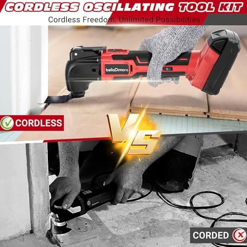 Cordless Oscillating Compatible with Milwaukee 18V Battery