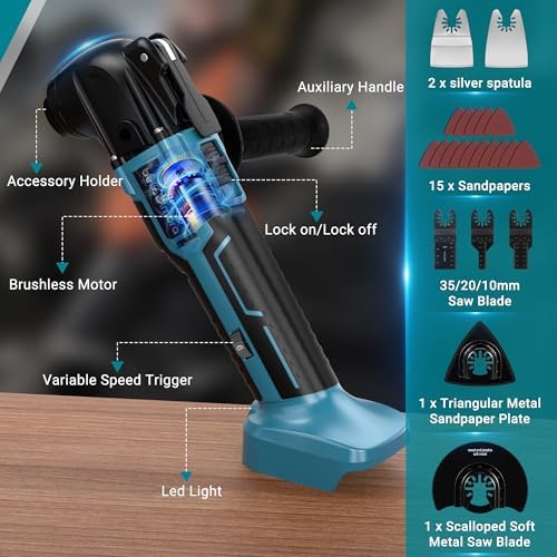 Cordless Oscillating Compatible with Makita 18V Battery