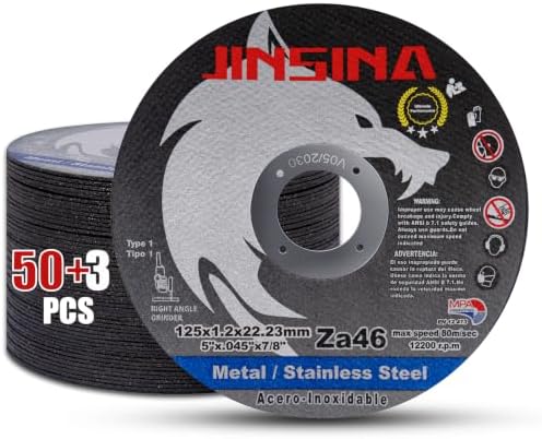 5" Cut Off Wheels 53PCS, Metal and Stainless Steel Cutting Wheel