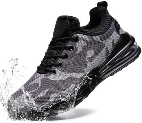 LARNMERN Men Chef Shoes Non Slip Work Waterproof Slip-on