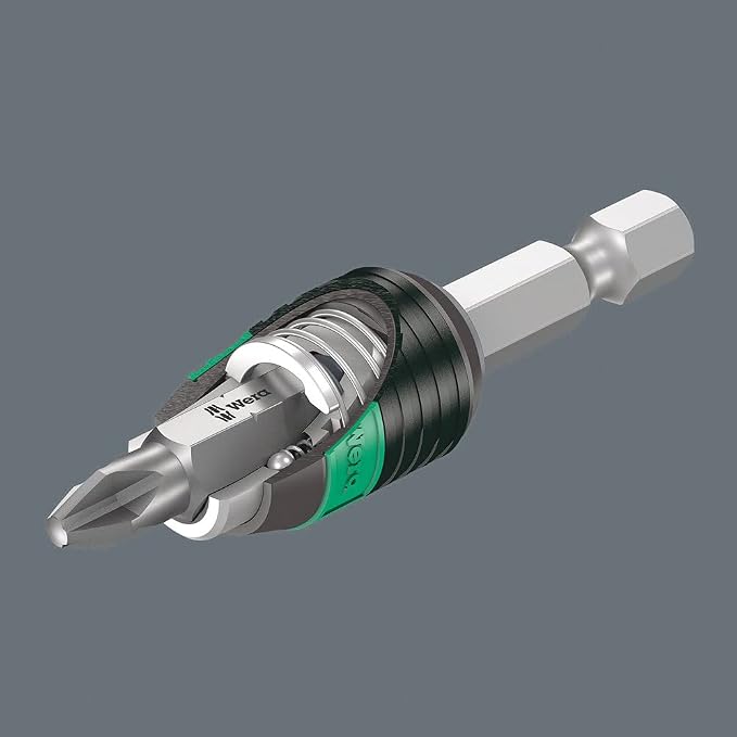 WERA 05056440001 Bit Check Set BC Universal/30 Piece Set 1-BiTorsions Rapidaptor 897/4 and 29 Bitorsions Bits by WERA