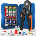 Crimping Terminal,Multiple Crimping Pliers HSC86-4/6 Combination,Electrical Equipment Connector,Wire Connection Terminal(HSC8 6-4A 1200PCS)