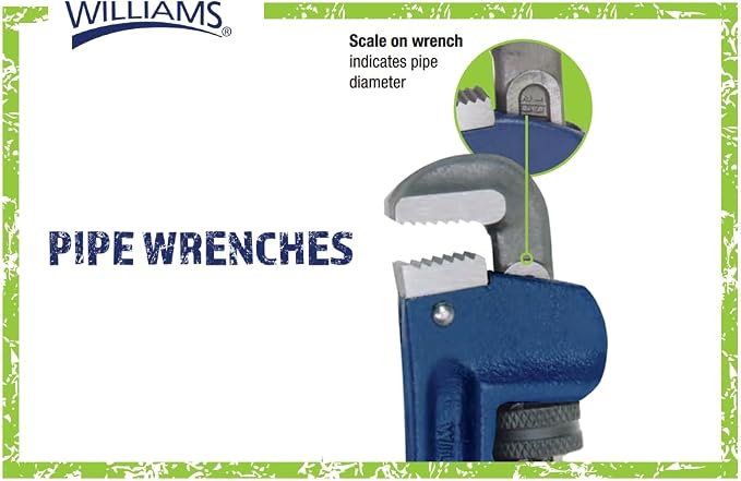 Williams 13504 Aluminum Pipe Wrench, 12-Inch