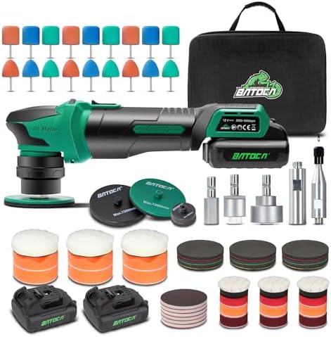 BATOCA S4 Brushless RO&DA Car Buffer Polisher Headlight Restoration Pro Kit