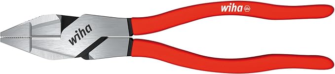 Wiha Z02225001 Lineman's Pliers Classic with Dynamic Joint (Unique Articulated Construction for better transmission) with Extra Blade (40709) 250 (Pack of 5)