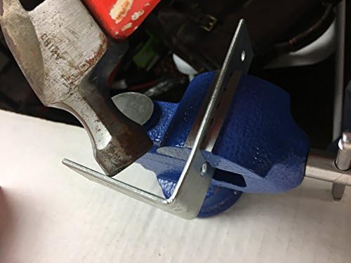 Small Clamp on Work Bench Vise with Anvil and Swivel Base