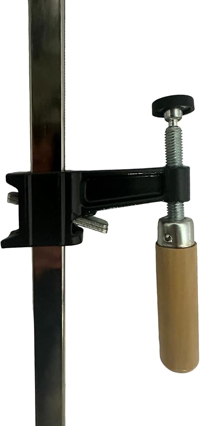 Set of 6-36" Steel Bar Clamp with Metal Ratcheting System and Quick Release Suitable for a Wide Range of Woodworking and Metalworking
