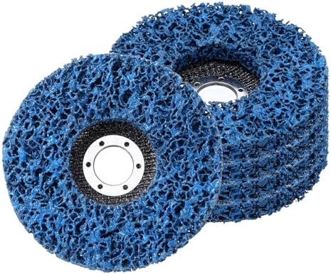 5Pcs 5" x7/8"(Arbor) Paint Stripper Discs for Angle Grinder Blue