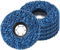 5Pcs 5" x7/8"(Arbor) Paint Stripper Discs for Angle Grinder Blue